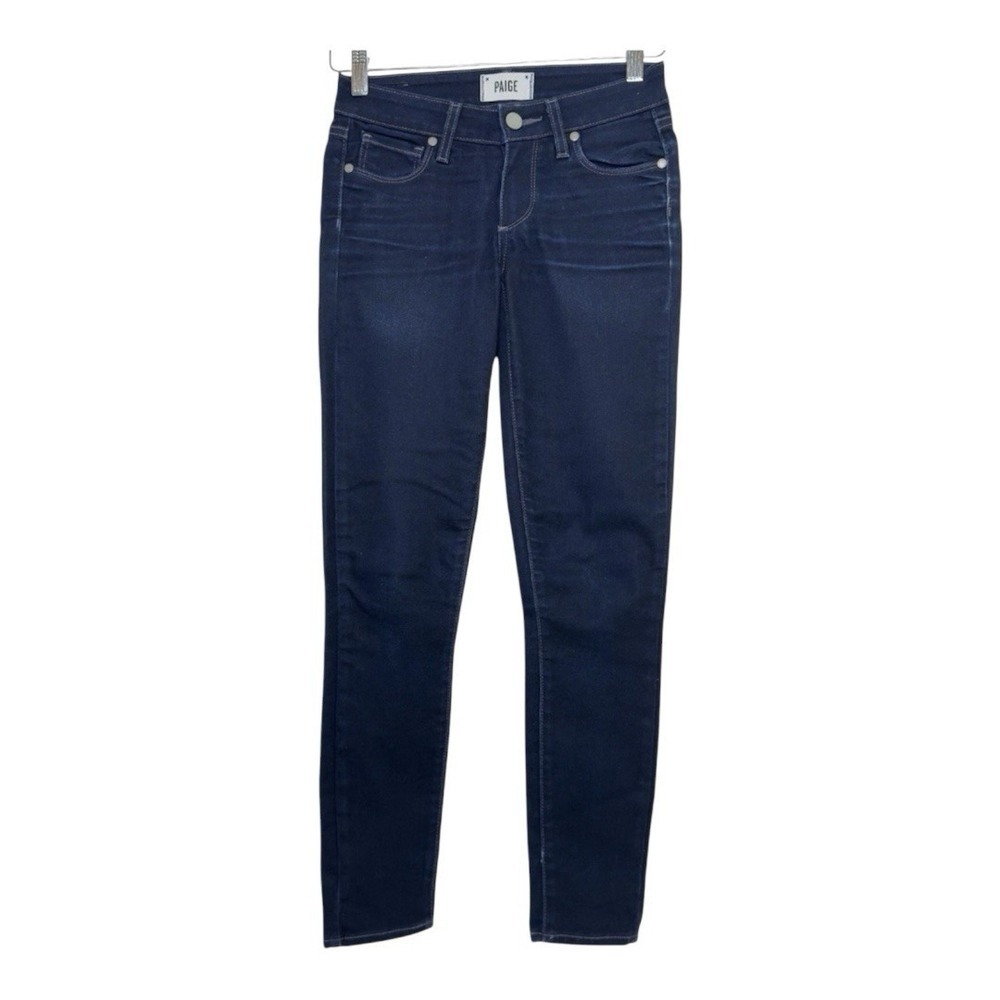 Paige Skinny Jeans  Dark Blue‎ Wash Verdugo Stretchy
